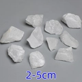 Natural raw white crystal stones 2-5cm for fish tank and aromatherapy diffuser - Cut White Crystal Raw Stone