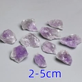 Natural raw purple amethyst rough stones for aromatherapy and fish tank decor 2-5cm - Clear Amethyst Raw Stone