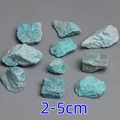 Natural Amazonite raw gemstones in irregular turquoise shapes, size 2-5cm for home decor - Sky Blue Amazonite Raw Stone