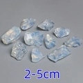 Natural moonstone rough crystal shards in blue-white hues, sized 2-5cm for home aromatherapy - Man-made Opal Raw Stone