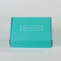 Tiffany blue gift box with Specially for you print and wood grain essential oil bottle - Gift Box (Empty)