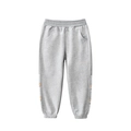 Kinder Graue Baumwoll-Jogginghose mit elastischem Bund und süßem Bären-Aufdruck - Gemischt Grau / 90cm