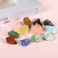 Assorted natural crystal stones including rose quartz and amethyst for aromatherapy - Aromatherapy Stone Large Particles (46 Varieties 2-3cm)