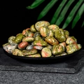 Polished natural unakite tumble stones with green and pink patterns for crystal healing - Flower Green Jewel 1-2cm 100g