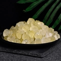 Natural raw yellow citrine crystal stones in a black tray for home decor - Citrine (5Pcs)