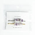 Set aus zwei handgefertigten Gold- und Silber-Haarspangen mit Amethyst-Naturkristallen - Amethyst - Gemischt