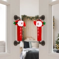 Copri maniglia per frigorifero natalizio con Babbo Natale e scritta rossa HO HO HO - Babbo Natale