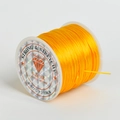 Strong and stretchy yellow crystal string on spool for DIY jewelry and beaded bracelets - Yellow