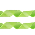 Neon green mesh ribbon for Easter DIY crafts and festive party decorations - Easter Ribbon 6.3cm x 5m / Green