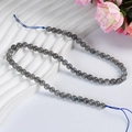 Perle tonde in labradorite grigia naturale 6mm per creazione gioielli fai da te - Labradorite