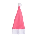 Roze kerstmuts van vilt met witte pompon en pluchen rand voor feestelijke decoratie - Roze Mini Pompon Muts