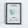 Campione minerale di crisocolla naturale in scatola espositiva trasparente dalla Cina - Crisocolla - Scatola Professionale