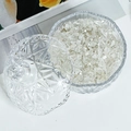 Tarro de cristal con relieve y tapa lleno de piedras naturales de cuarzo blanco decorativo - Tarro Cielo Estrellado + 400g Cristal de Cuarzo