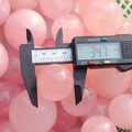 Sphères de quartz rose naturel pour décoration intérieure avec diamètre de 34,7 mm - Petit Style