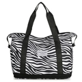 Borsa da viaggio zebrata capiente con scomparto per scarpe e manici rinforzati neri - Stile Zebra Bianco e Nero (款三)