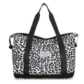 Borsa da viaggio leopardata con scomparto inferiore per yoga e sport fitness - Stile Astratto Rosa Viola (Modello 4)