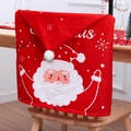 02 Papá Noel Regalo Estampado De Doble Cara Triangular