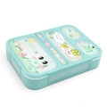 Boîte bento japonaise vert menthe avec motifs marins et compartiments multiples - 5 Compartiments Vert