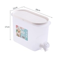 Dispenser per bevande da 3,5L con rubinetto per frigorifero e succhi di frutta fai-da-te - Capacità media da 3,5 litri