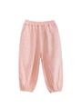 Dünne rosa Kinder-Mückenschutzhose mit Gummizug und Rippbündchen für den Sommer - 90cm / Rosa