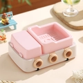 Stampo per gelato in silicone rosa a forma di auto per ghiaccioli fai-da-te fatti in casa - Rosa
