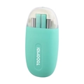 Portable mint green 304 stainless steel cutlery set with travel storage case - Spoon Fork and Chopsticks (HM-6596) / Green