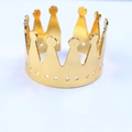 Elegant gold crown napkin ring made of zinc alloy for creative wedding table decor - Gold