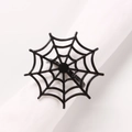 Halloween servetring zwart spinnenweb voor feestelijke tafeldecoratie instelling - Zwart Spinnenweb Stijl