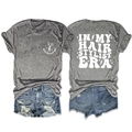 Détail recto-verso du t-shirt gris Hair Stylist avec graphismes ciseaux et éclairs - S / Gris Foncé (Police Blanche)