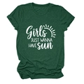 Détail du t-shirt vert foncé avec l'imprimé blanc et les manches retroussées décontracté - S / Vert Vintage (Police Blanche)