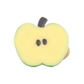 Rond de serviette en forme de tranche de pomme avec dégradé vert pour table - Pomme