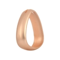 Minimalist triangular rose gold napkin ring with premium matte finish for hotel table decor - Rose Gold