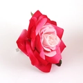 Handmade red rose napkin ring with woven fabric flowers for hotel table decor - Mixed Color Rose