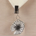 Vintage daisy metal tablecloth weights and clips for elegant home and restaurant dining - Daisy Style