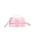 Sac bandoulière rose élégant à texture croco, détails dorés et poignée supérieure - Rose