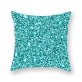 Ethnic mandala throw pillow cover in mint green with sparkling square sequin texture - 18x18 Inch / Mint Green Sequin Look (24)