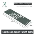 Quick-dry cooling sports towel in dark grey and light grey, size 100x30cm for fitness - 100x30cm / Dark Grey and Light Grey