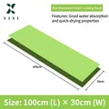 Neon green cooling sports towel made of microfiber, sized 100x30cm for fitness and gym - 100x30cm / Solid Fluorescent Green