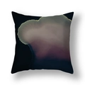 Fodera per cuscino nordica astratta con motivo fluido nero viola e venature dorate - 45*45cm (Inserto non incluso) / Nero Viola Fumo Oro (DM253-13)