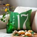 Fodera per cuscino San Patrizio verde scuro con motivo a trifoglio del 17 marzo - Stile Data Festiva 17 Marzo (22YM53-3)