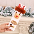 Set de accesorios navideños para el cabello con cuernos de reno y horquillas - Diseño de Reno