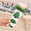 Set de accesorios de Navidad con astas de lentejuelas y clips de terciopelo - Árbol de Navidad