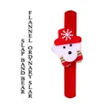 Festoso braccialetto di Natale per bambini con un simpatico orso di peluche e cappello - Orso