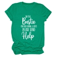 Detail of rolled cuffs and white lettering on an emerald green crewneck t-shirt - Dark Green/White Font
