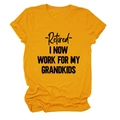 T-shirt gialla girocollo stesa con stampa di slogan nero e dettagli del tessuto - S / Giallo Senape (Carattere Nero)
