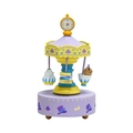 Alice in Wonderland carousel music box with clock topper and tea party decor - Alice Carousel (9833爱丽丝旋转木马)