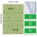 Détail du torchon de cuisine Saint-Patrick avec dimensions 45x66cm et texture du tissu - 40x60cm / Style Blessed à Pois (MB3-7)