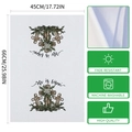 Easter kitchen towel featuring He is risen cross print, 45x66cm absorbent dishcloth - Easter Cross He Is Risen (MB2-12) / 40x60cm (Towel Only)