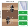 Easter Egg Hunt microfiber kitchen towel with rabbit print and plaid bow design - Easter Egg Hunt with Bow (MB2-20) / 40x60cm (Towel Only)