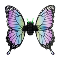 Electric butterfly wings accessory with vibrant purple and pink gradient film for kids - Purple